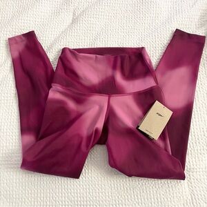 Nike gradient tie dye yoga training sports dri-fit leggings